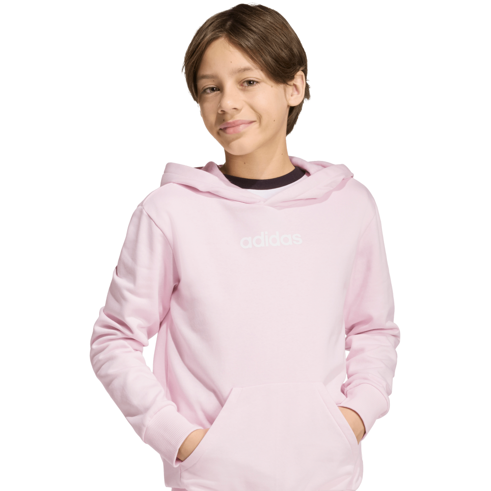 adidas Kinder Kapuzenpullover Linear Full Zip Hoodie 