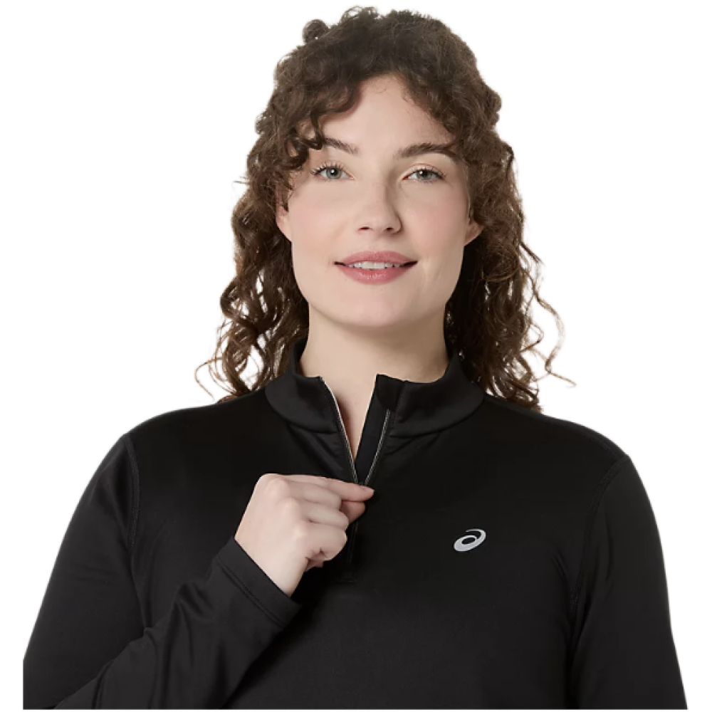 Asics Core half Zip Damen Laufshirt 