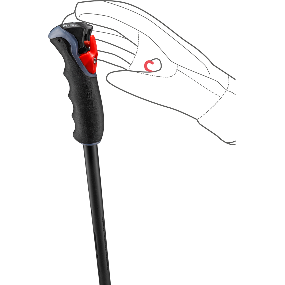 LEKI Black Venom Skistöcke 
