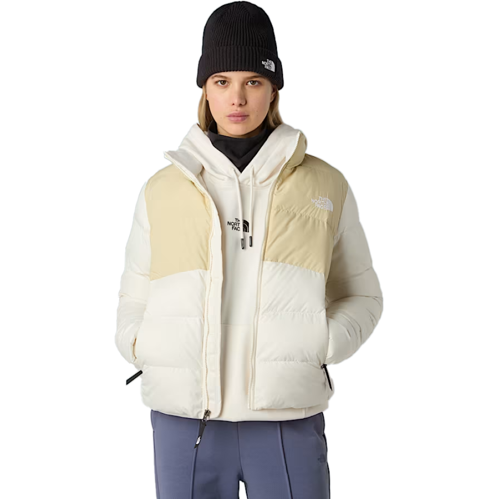 W SAIKURU JACKET GRAVEL/WHITE DUNE 