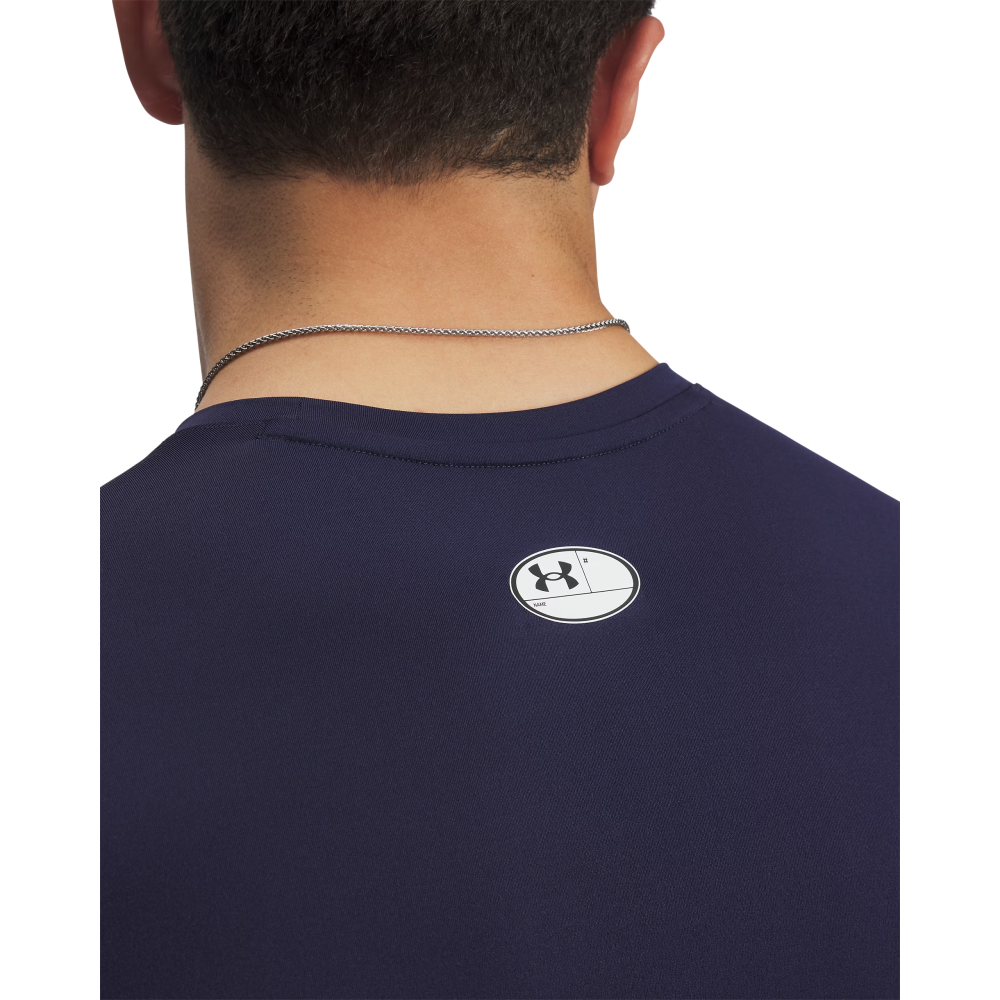 UA HG ARMOUR COMP SS MIDNIGHT NAVY 