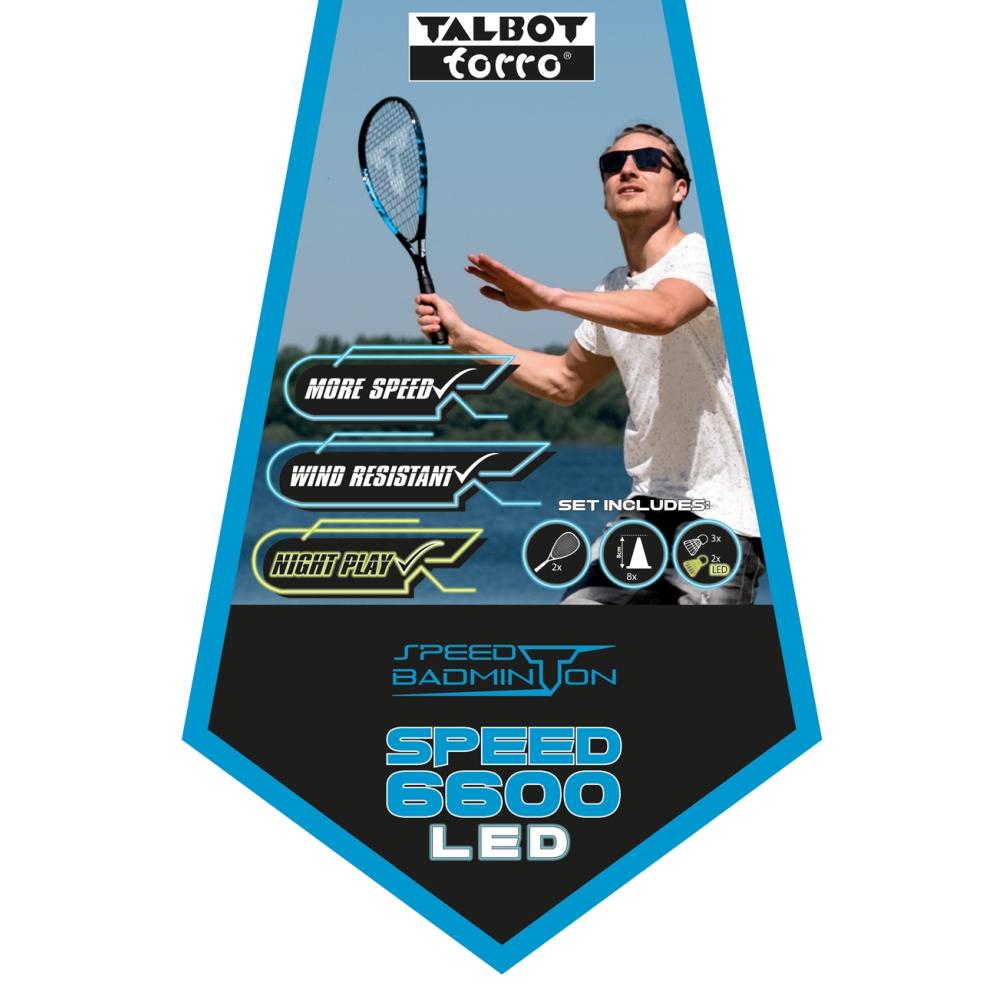 Talbot Torro Speed-Badmintonset SPEED 6600 LED -