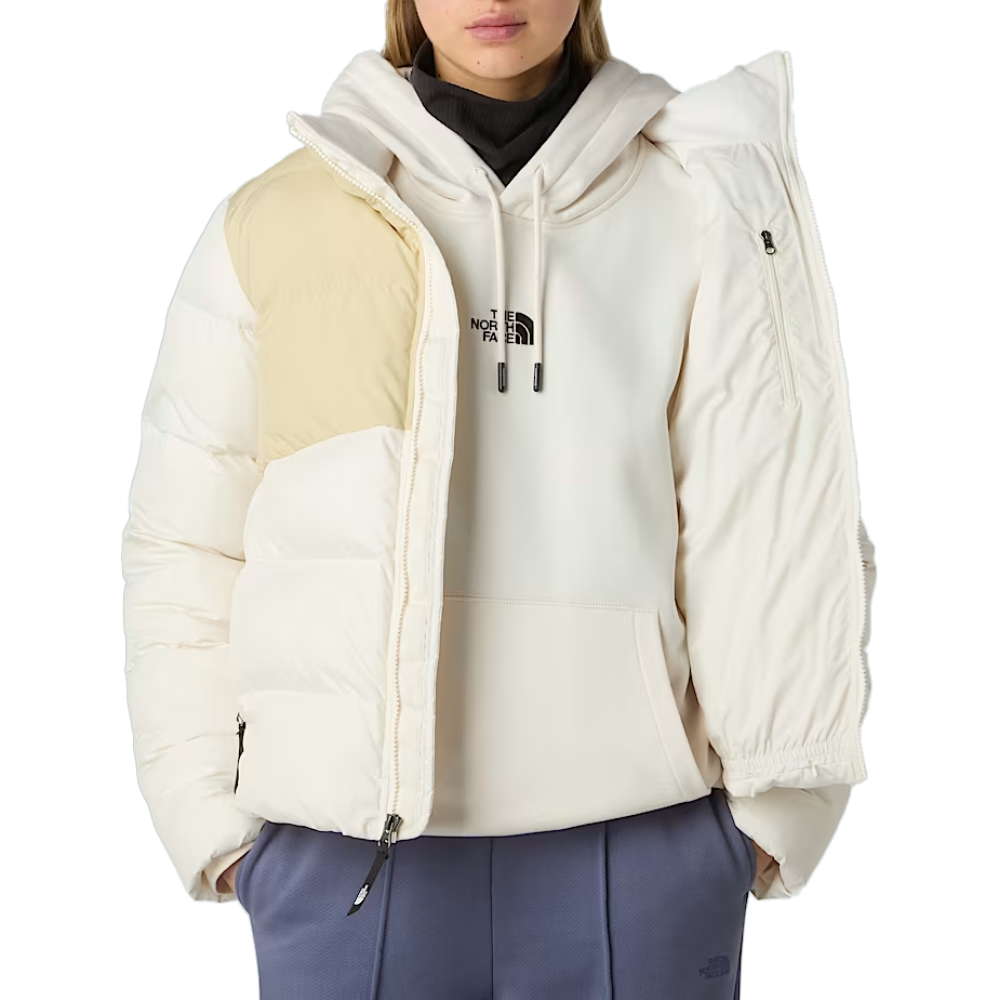 W SAIKURU JACKET GRAVEL/WHITE DUNE 