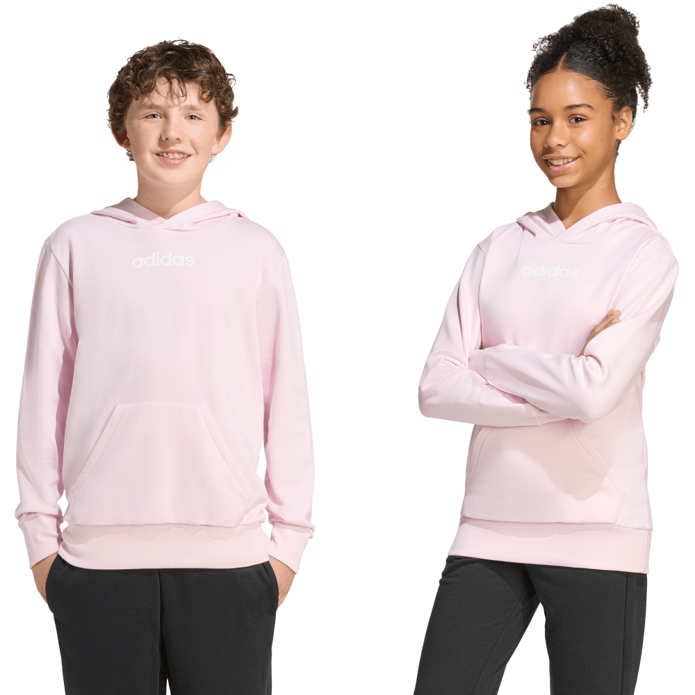 adidas Kinder Kapuzenpullover Linear Full Zip Hoodie 