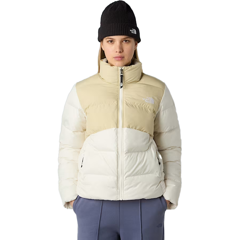W SAIKURU JACKET GRAVEL/WHITE DUNE 